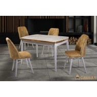 207 Lara Mutfak Masa Takımı - Ares Gri