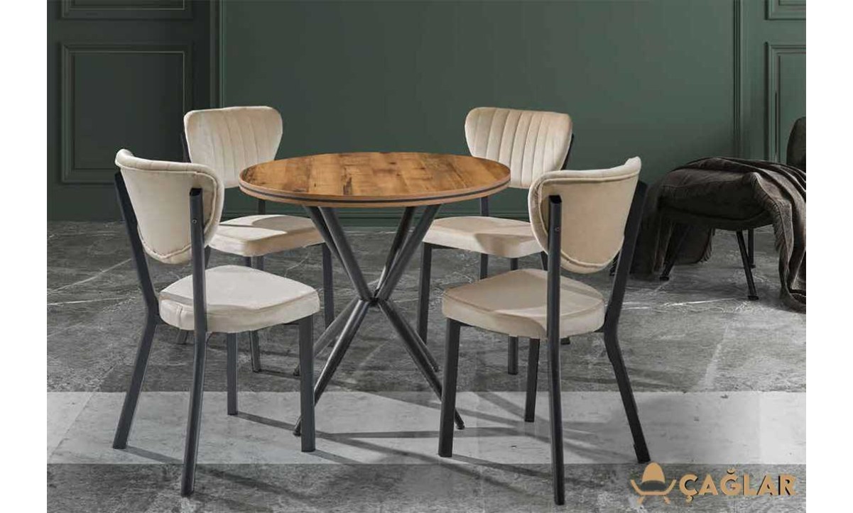 222 Yuvarlak Sabit Masa Takımı - Hat